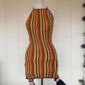 Forever 21 boho dress. Open back.